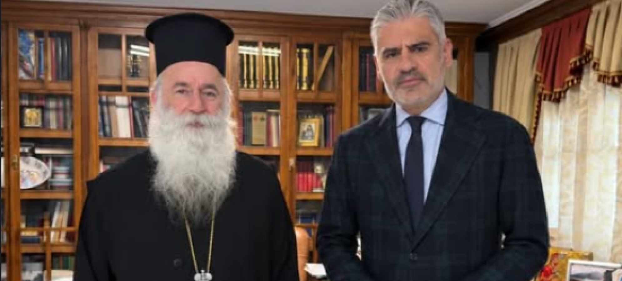 Γιώργος Φερετζάνης: Συνάντηση με τον Μητροπολίτη Κορίνθου 